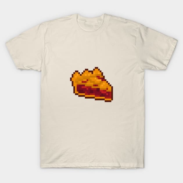 Berry Fruit pie pixel art T-Shirt by toffany's